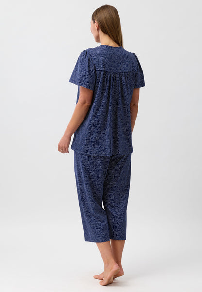 CONFETTI 3/4 PJ SET NAVY - SK527CS6