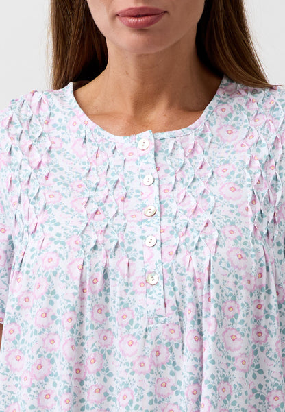 CAMELLIA 3/4 PJ SET PINK - SK528C6