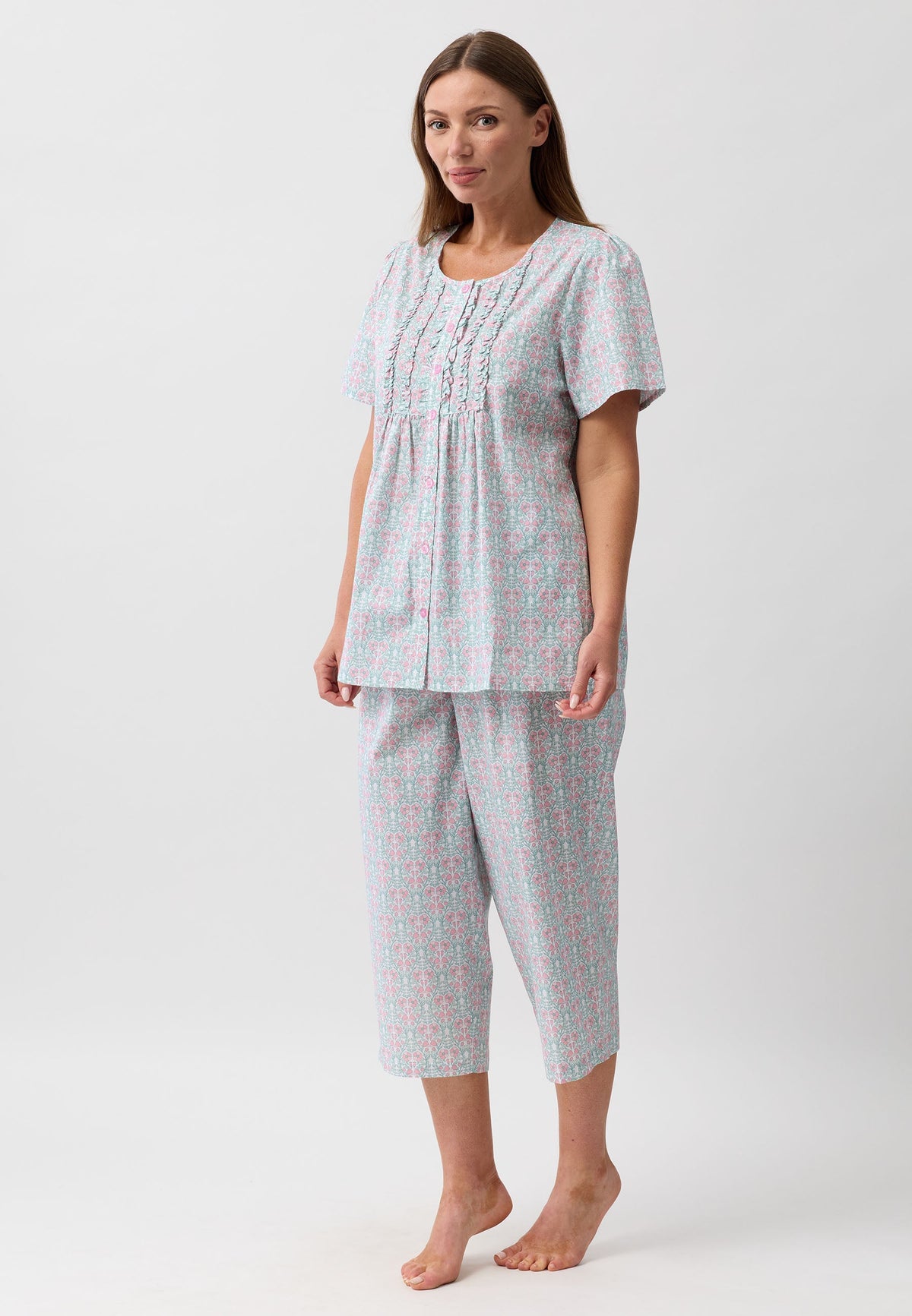 PRIMROSE 3/4 PJ SET CORAL - SK529P6