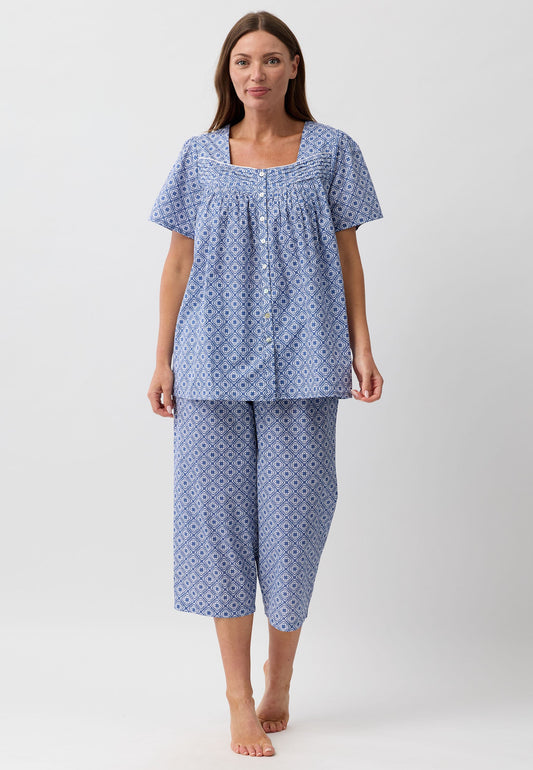 MOROCCO 3/4 PJ SET NAVY - SK530M6