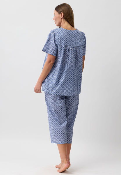 MOROCCO 3/4 PJ SET NAVY - SK530M6