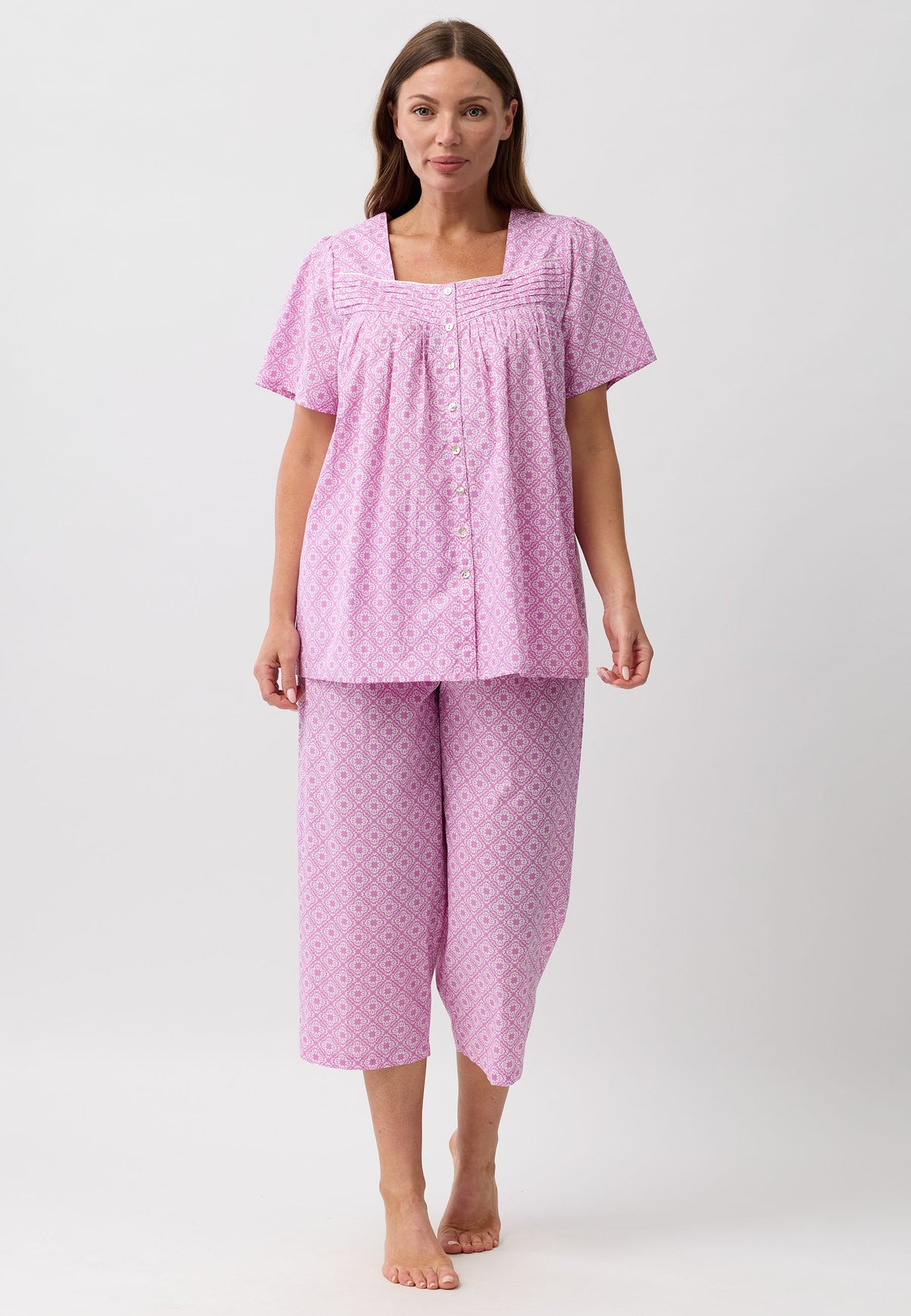 MOROCCO 3/4 PJ SET PINK - SK530M6