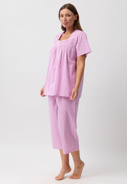 MOROCCO 3/4 PJ SET PINK - SK530M6