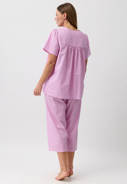 MOROCCO 3/4 PJ SET PINK - SK530M6