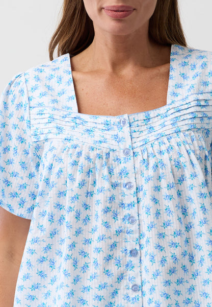 ROSEBUD 3/4 PJ SET BLUE - SK530R6