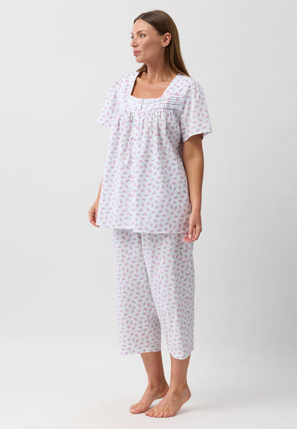 ROSEBUD 3/4 PJ SET PINK - SK530R6