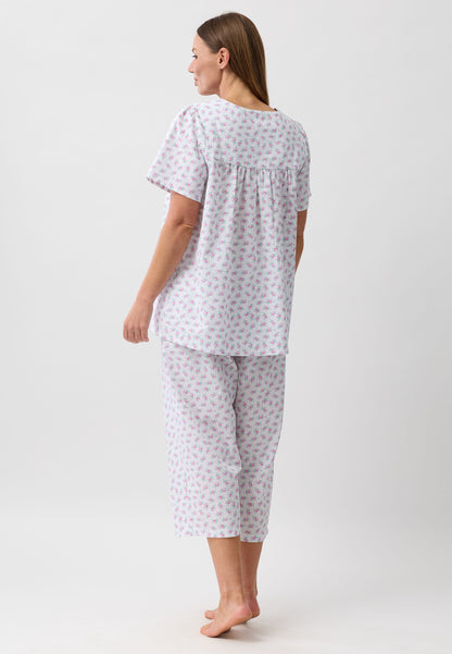 ROSEBUD 3/4 PJ SET PINK - SK530R6