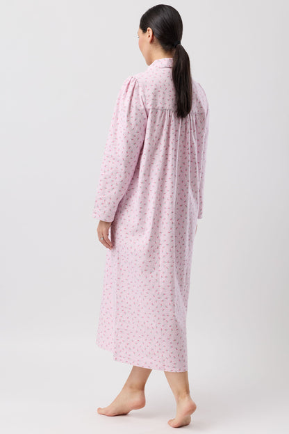 ROSE SPOT COLLAR NIGHTIE PINK - SK618R6