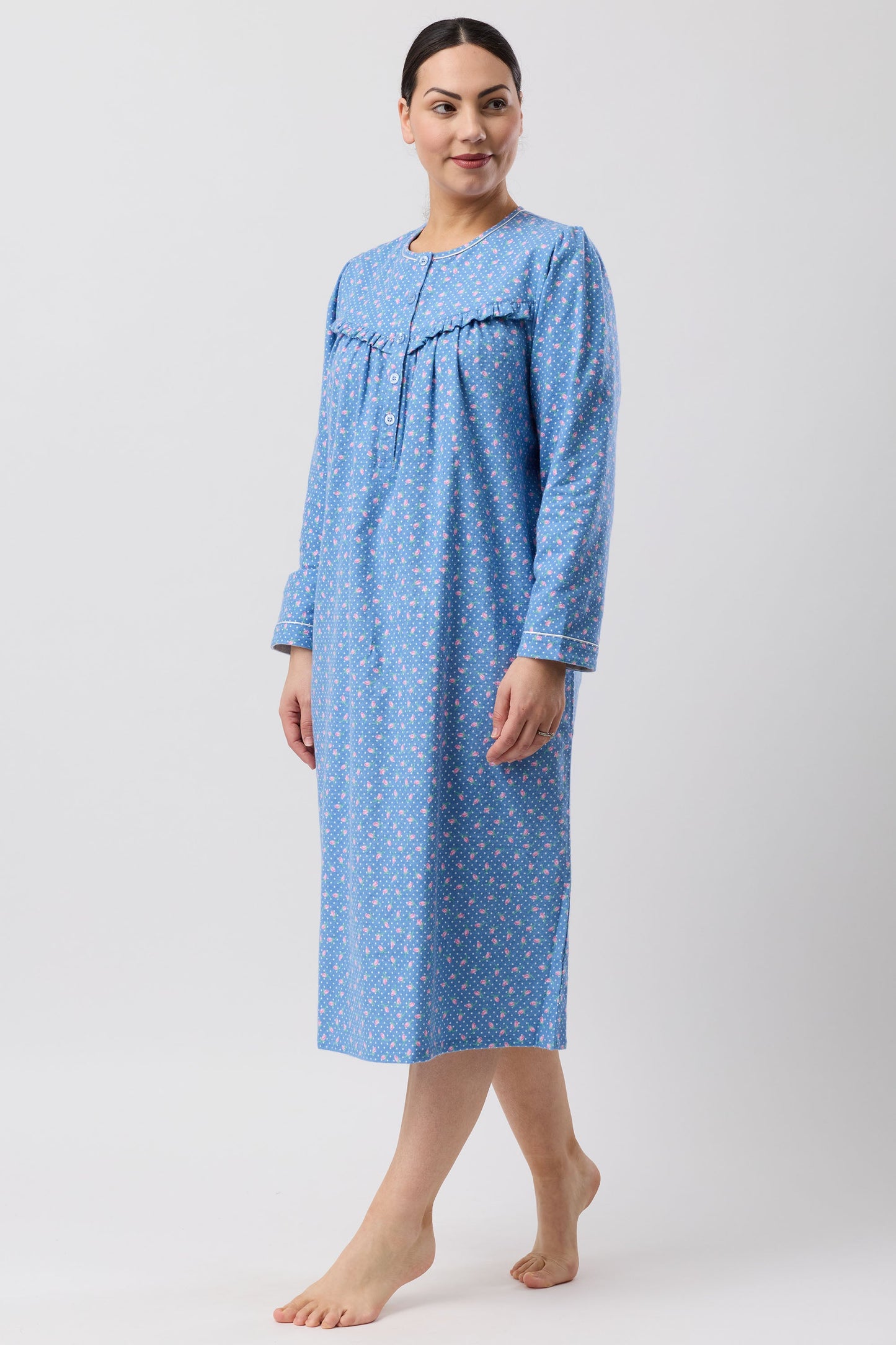 ROSE SPOT NIGHTIE DENIM - SK625R6