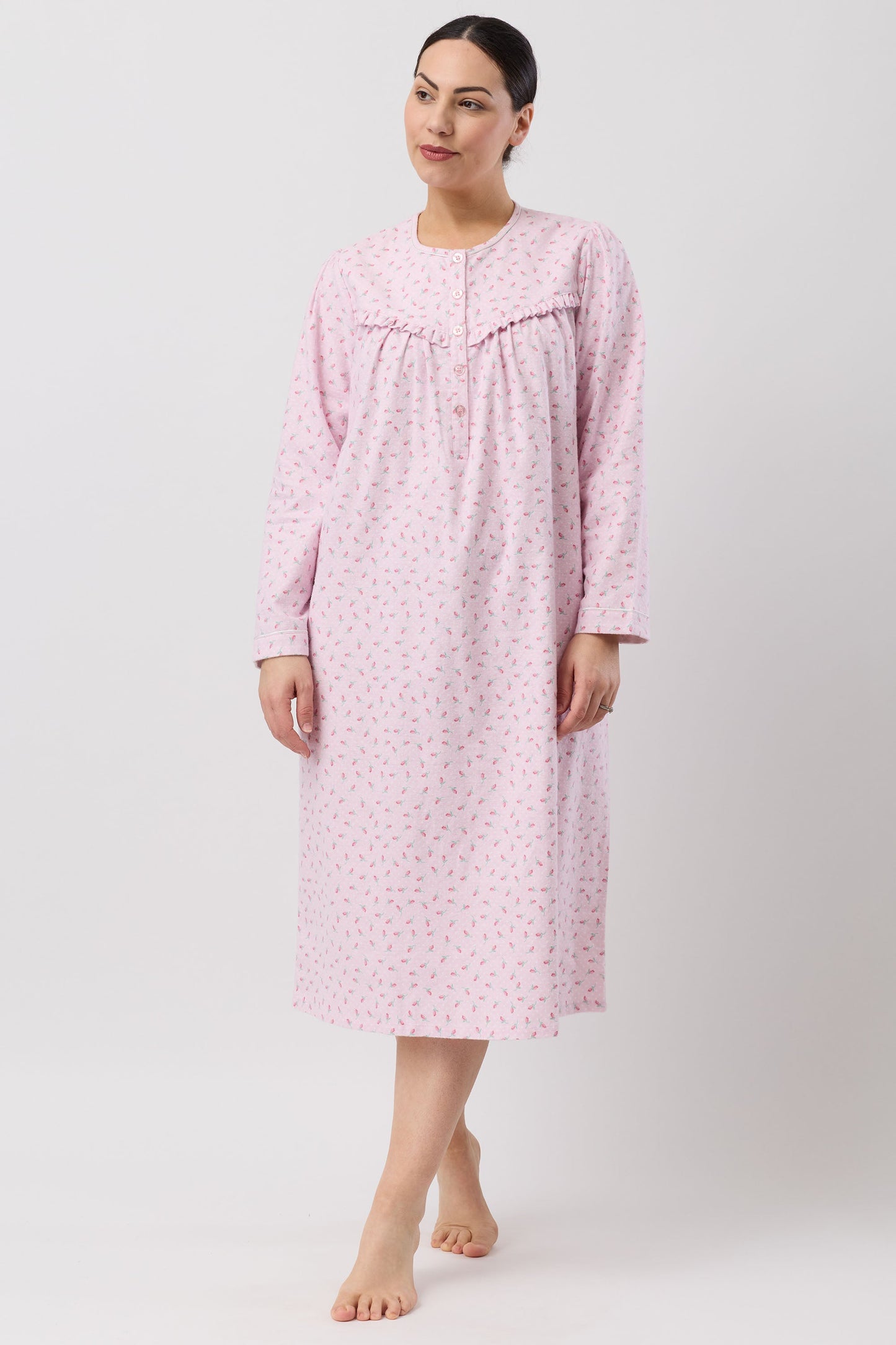 ROSE SPOT NIGHTIE PINK - SK625R6