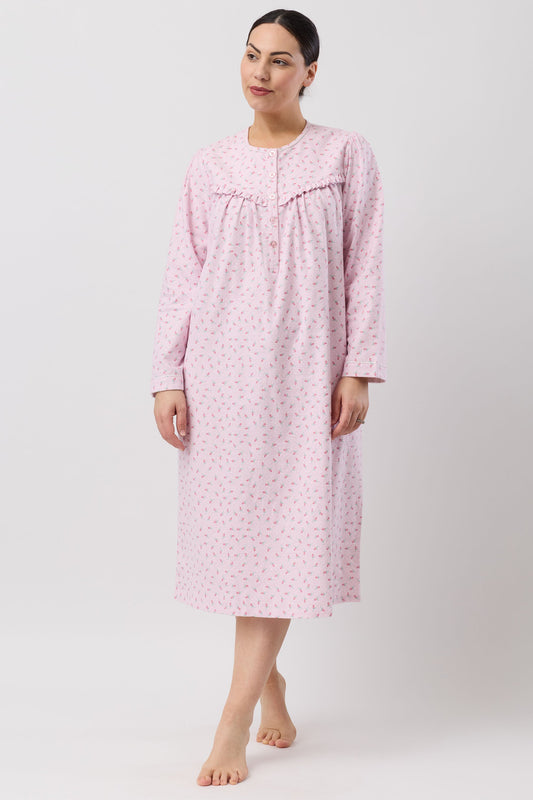 ROSE SPOT NIGHTIE PINK - SK625R6