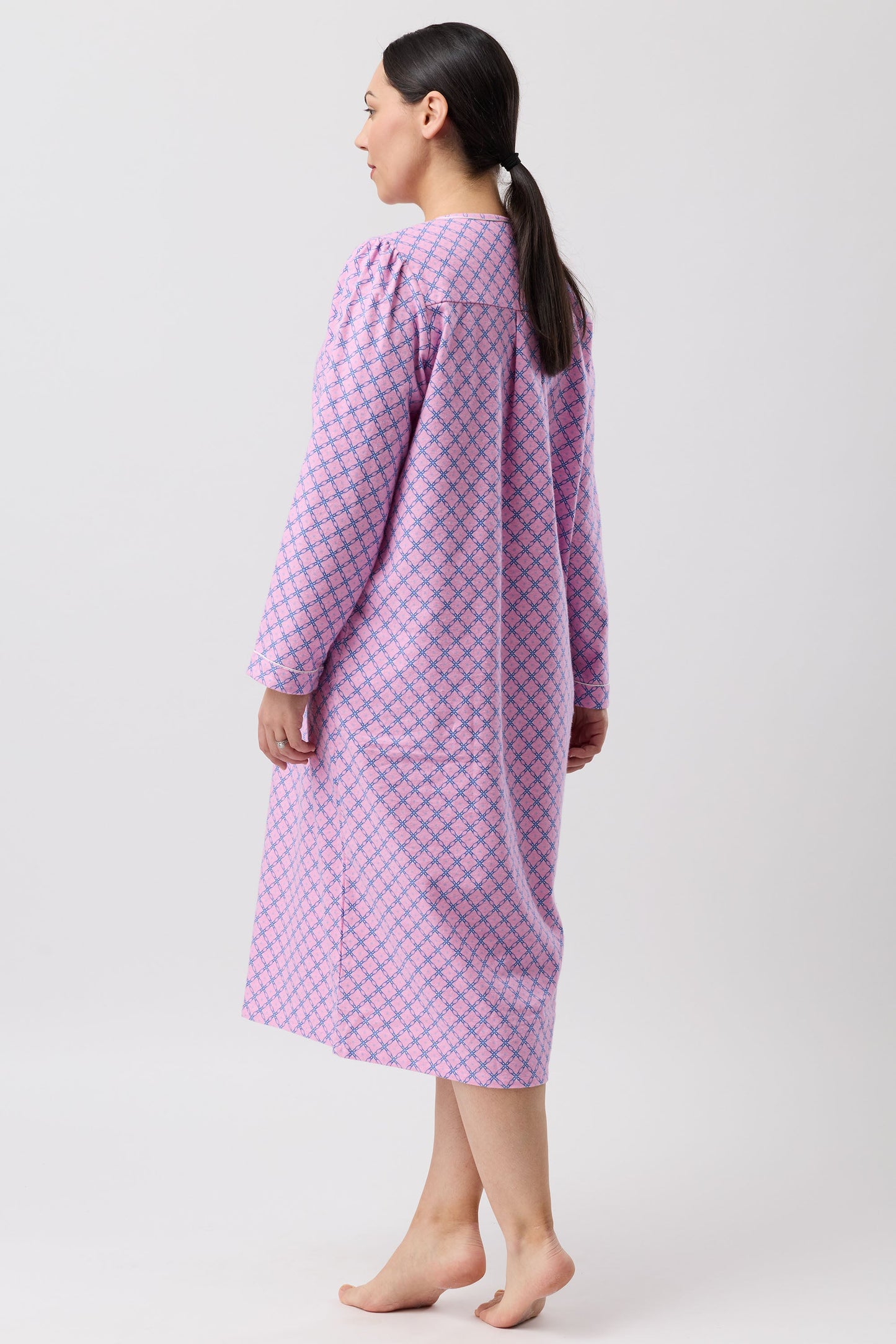 LATTICE NIGHTIE PINK - SK628L6