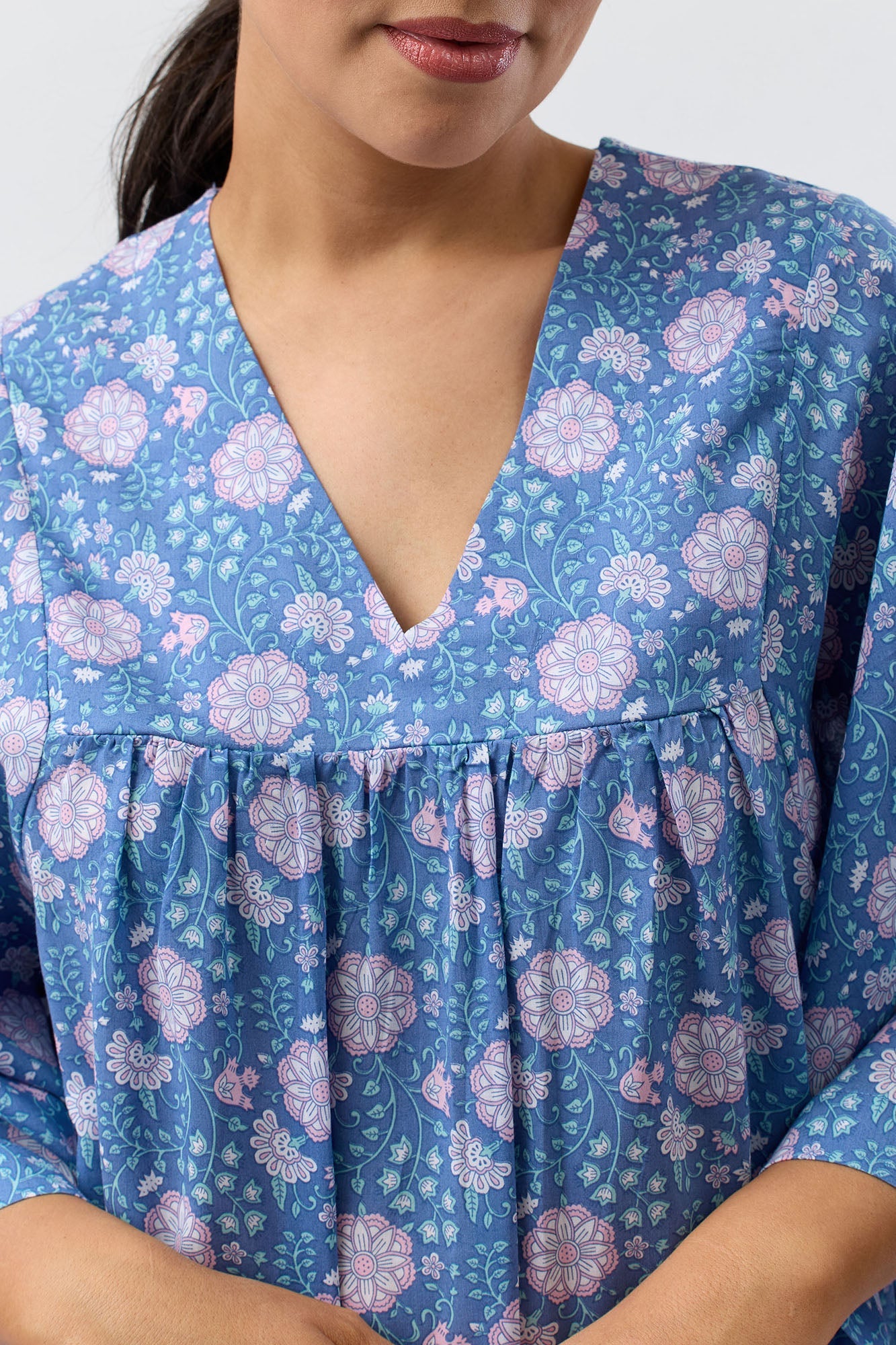 BOHO SLEEP KAFTAN DENIM - SK705B5