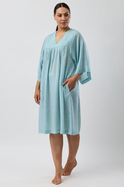 FOLIAGE SLEEP KAFTAN JADE - SK705F5