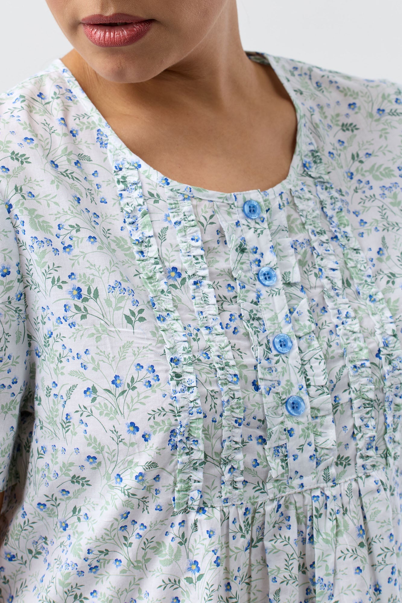 PANSIES NIGHTIE BLUE - SK707P5