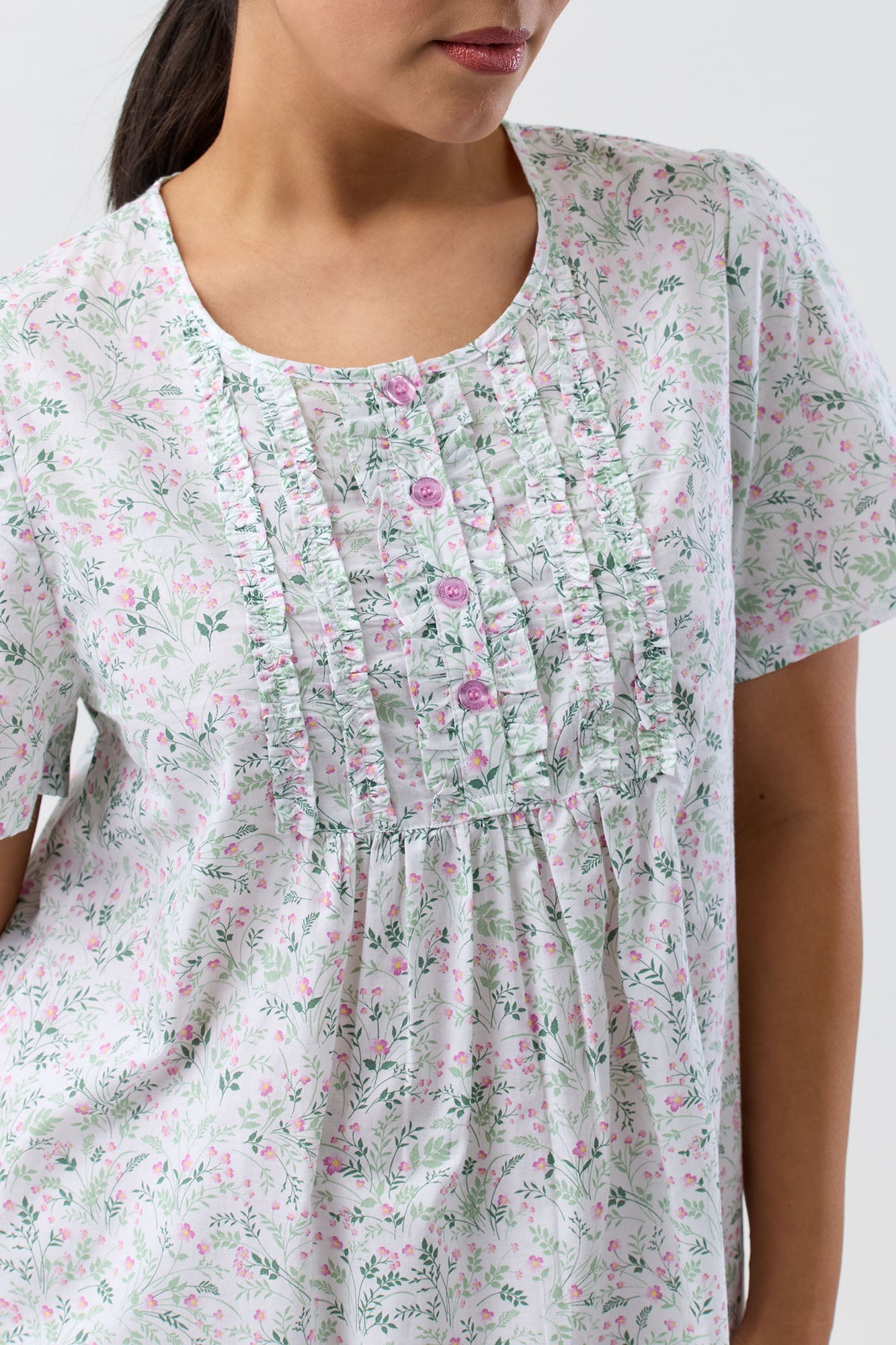 PANSIES NIGHTIE PINK - SK707P5