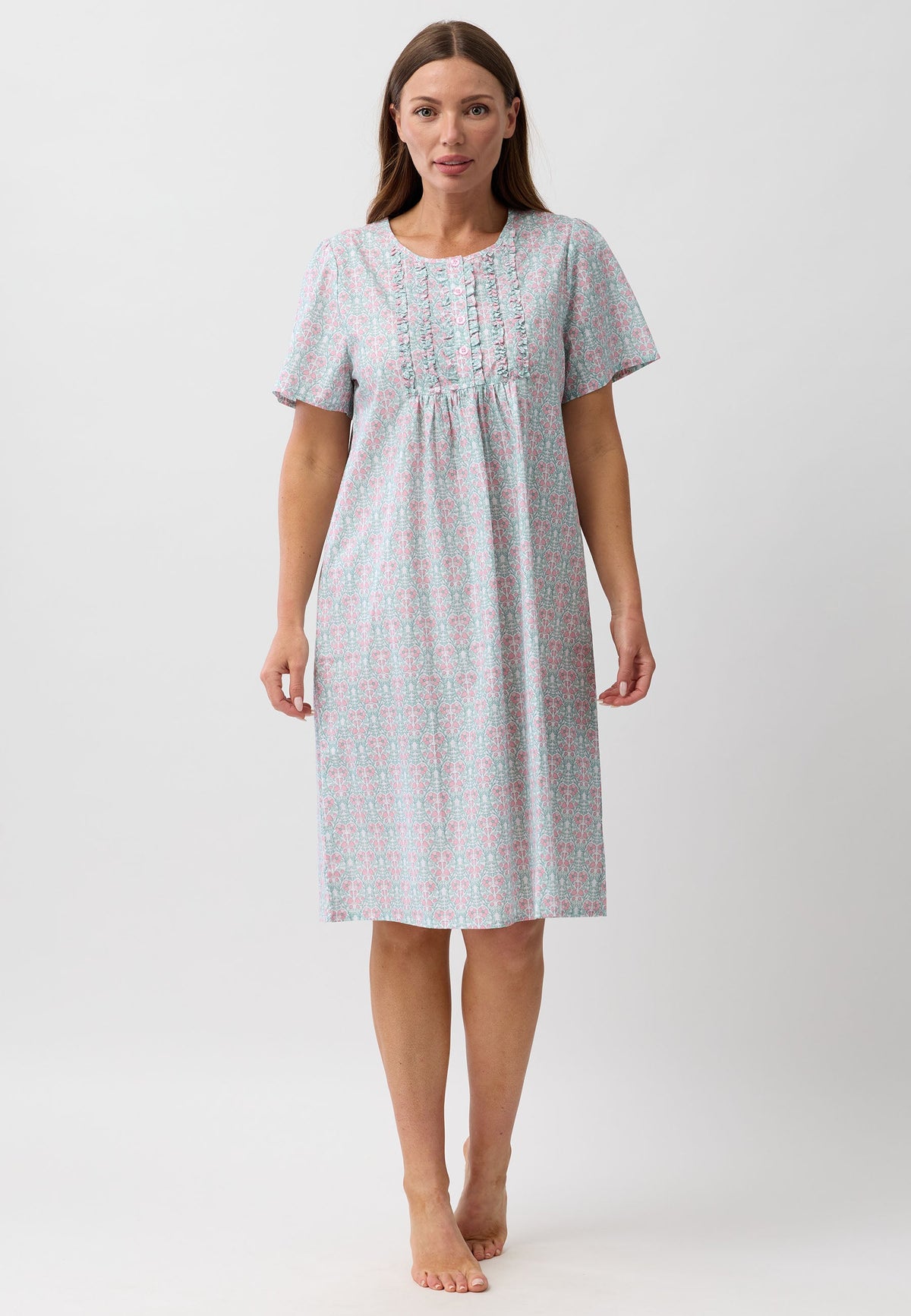 PRIMROSE NIGHTIE CORAL - SK707P6