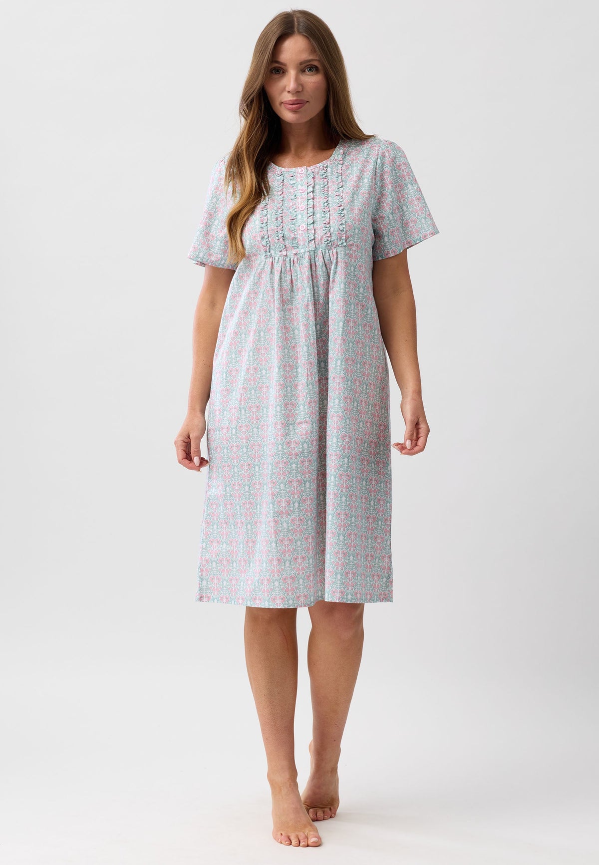 PRIMROSE NIGHTIE CORAL - SK707P6