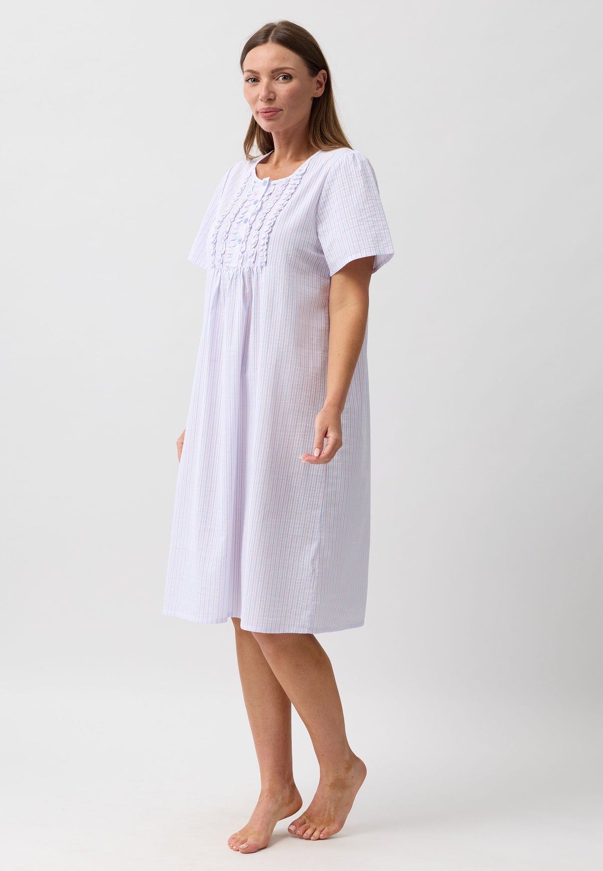 STRIPE NIGHTIE PINK - SK707S6