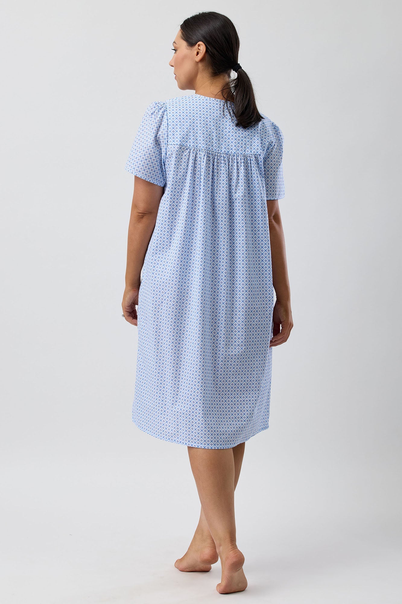 GEO NIGHTIE BLUE - SK713G5