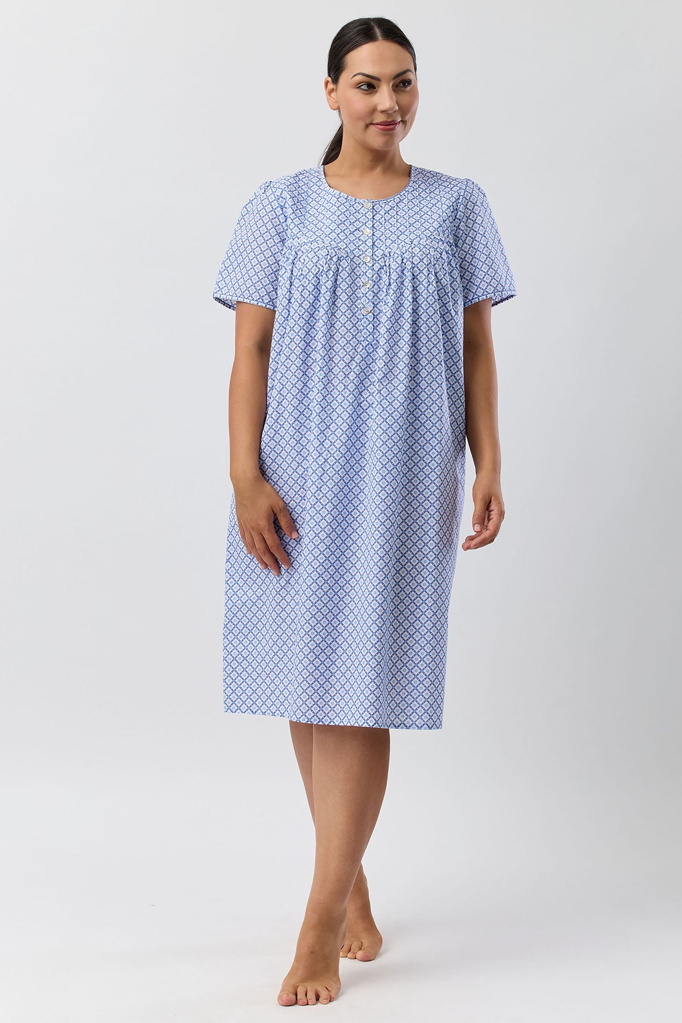 GEO NIGHTIE DENIM - SK713G5