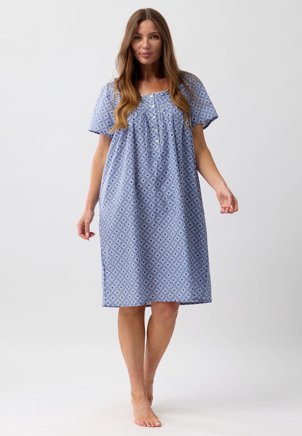MOROCCO NIGHTIE NAVY - SK714M6
