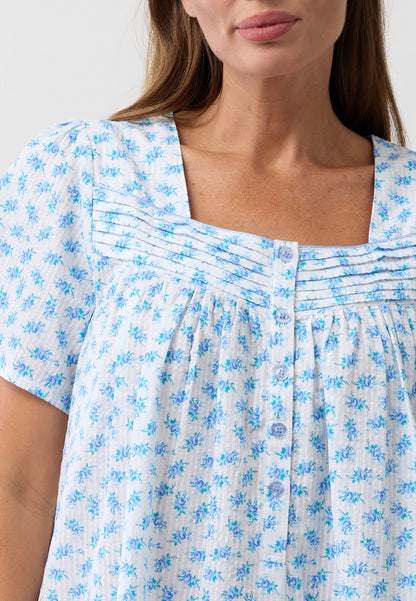 ROSEBUD NIGHTIE BLUE - SK714R6