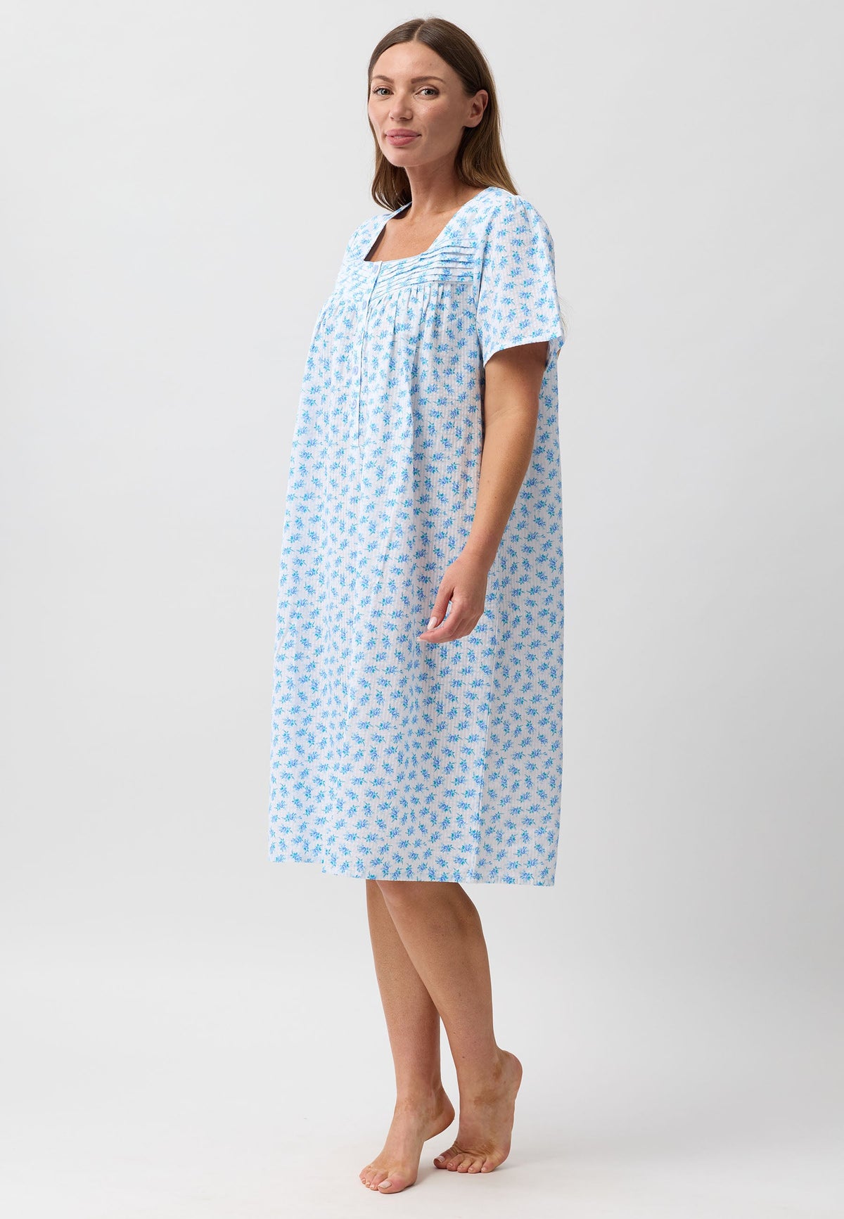 ROSEBUD NIGHTIE BLUE - SK714R6