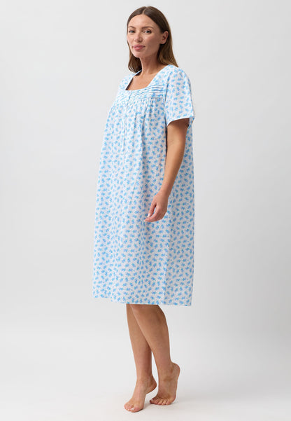 ROSEBUD NIGHTIE BLUE - SK714R6
