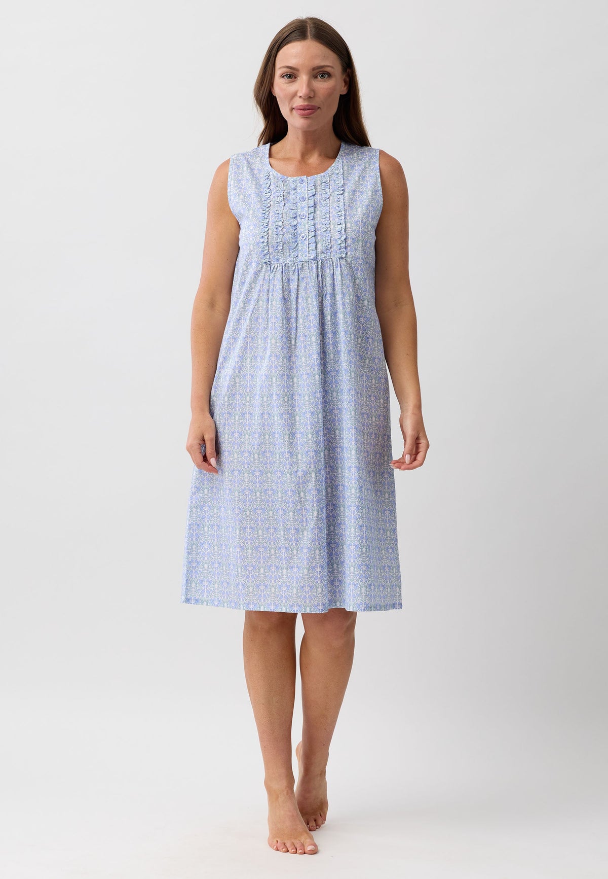 PRIMROSE SLEEVELESS NIGHTIE IRIS - SK807P6
