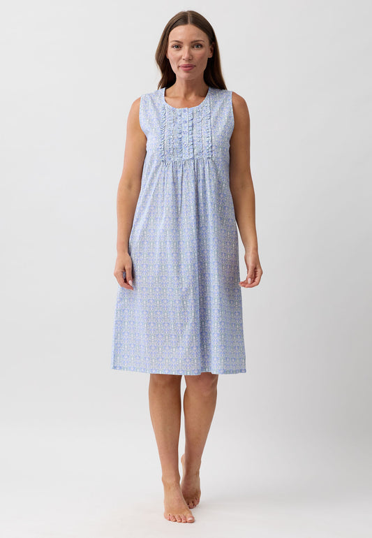 PRIMROSE SLEEVELESS NIGHTIE IRIS - SK807P6