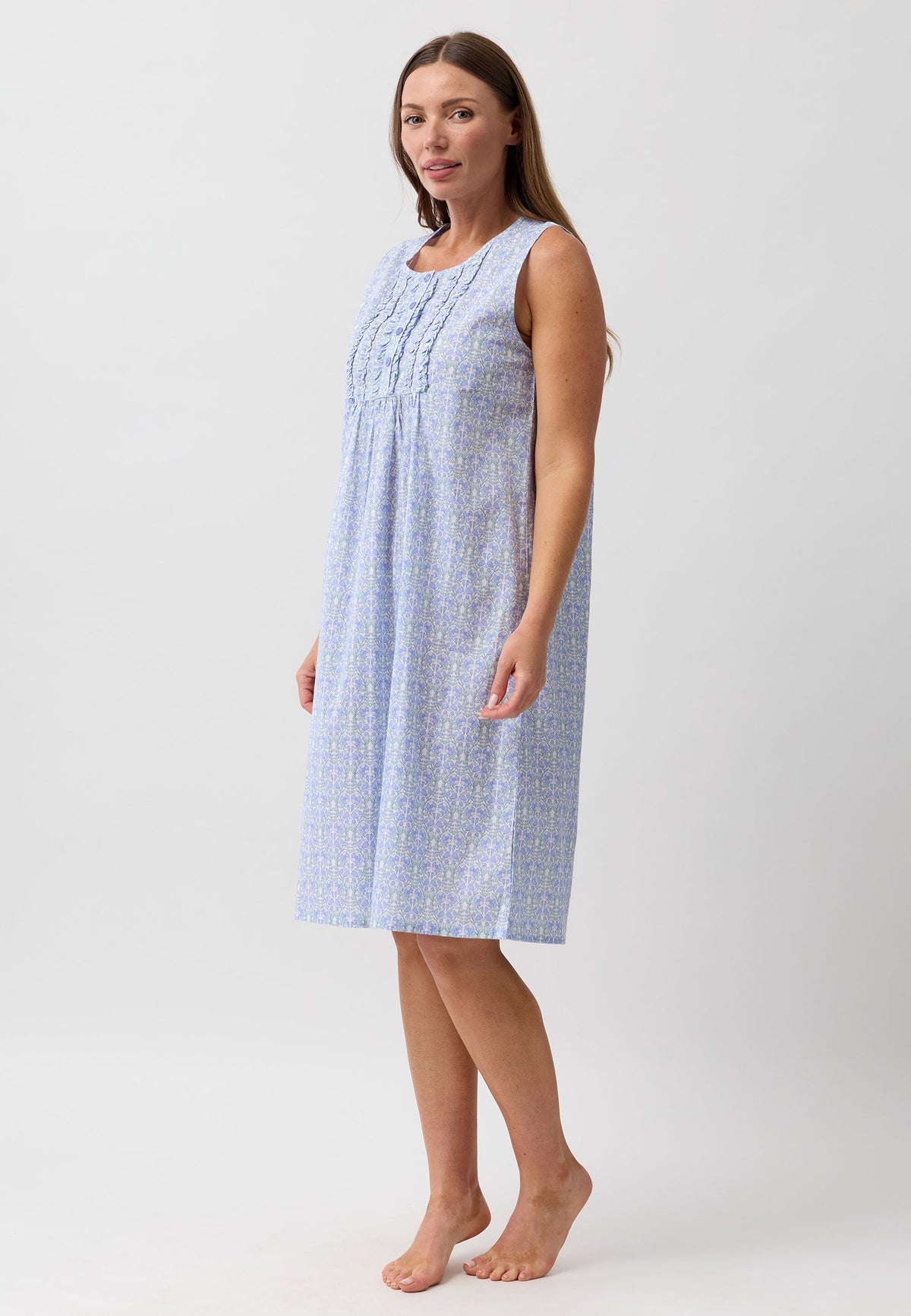 PRIMROSE SLEEVELESS NIGHTIE IRIS - SK807P6