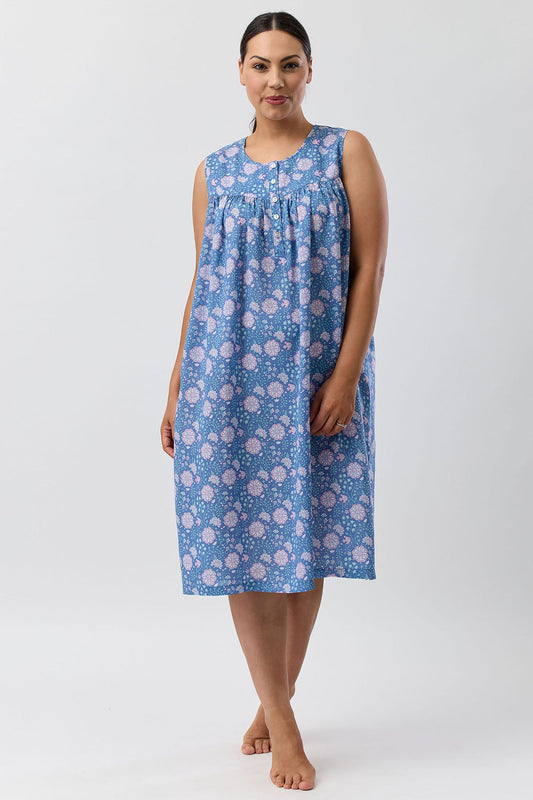BOHO SLEEVELESS NIGHTIE DENIM - SK809B5