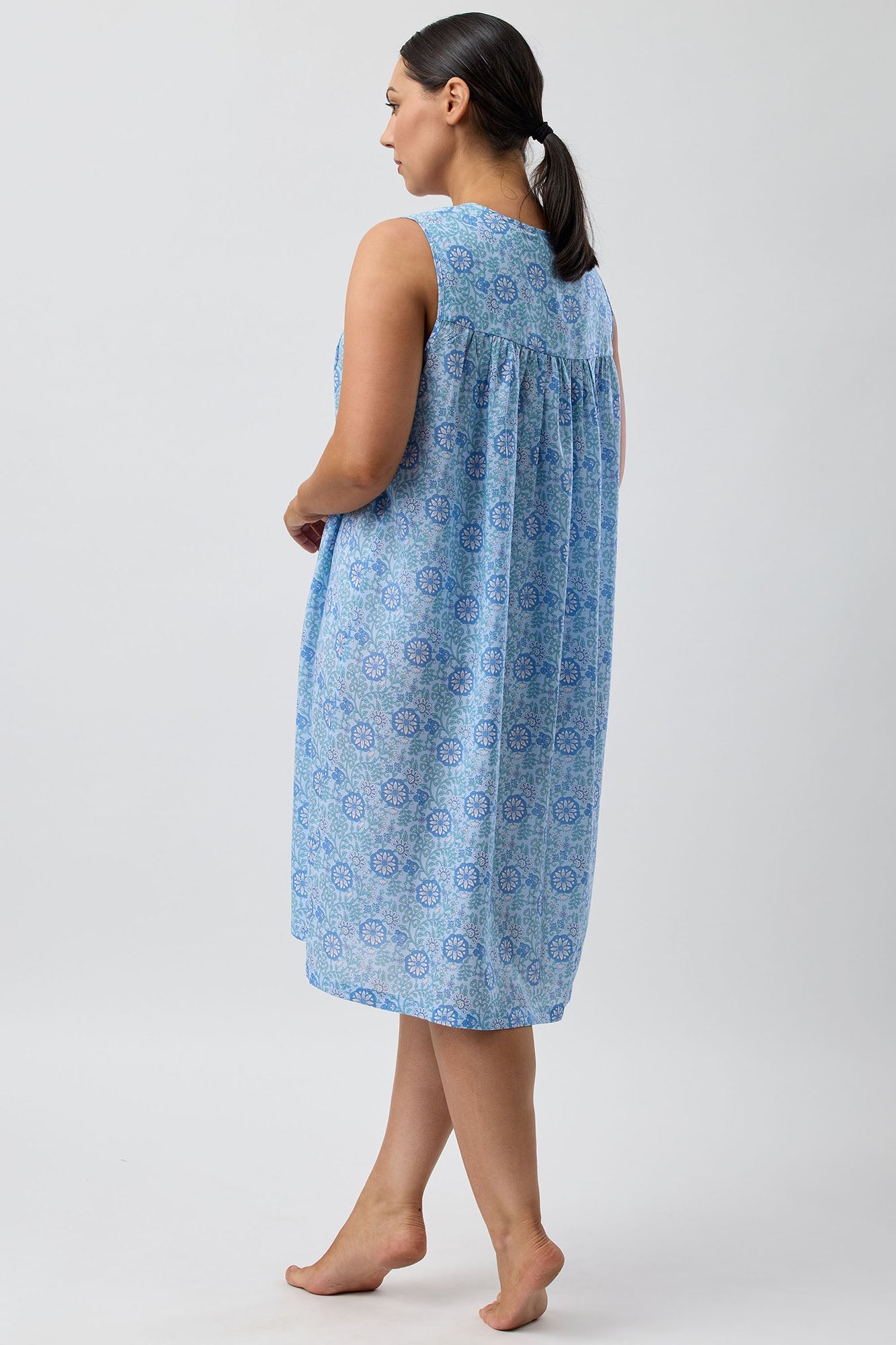 BOHO SLEEVELESS NIGHTIE SKY - SK809B5