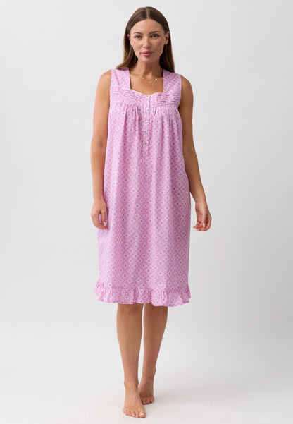 MOROCCO SLEEVELESS NIGHTIE PINK - SK817M6