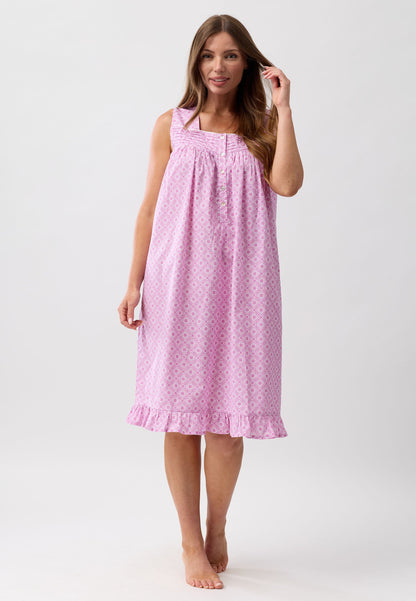MOROCCO SLEEVELESS NIGHTIE PINK - SK817M6