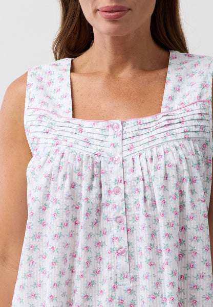 ROSEBUD SLEEVELESS NIGHTIE PINK - SK817R6