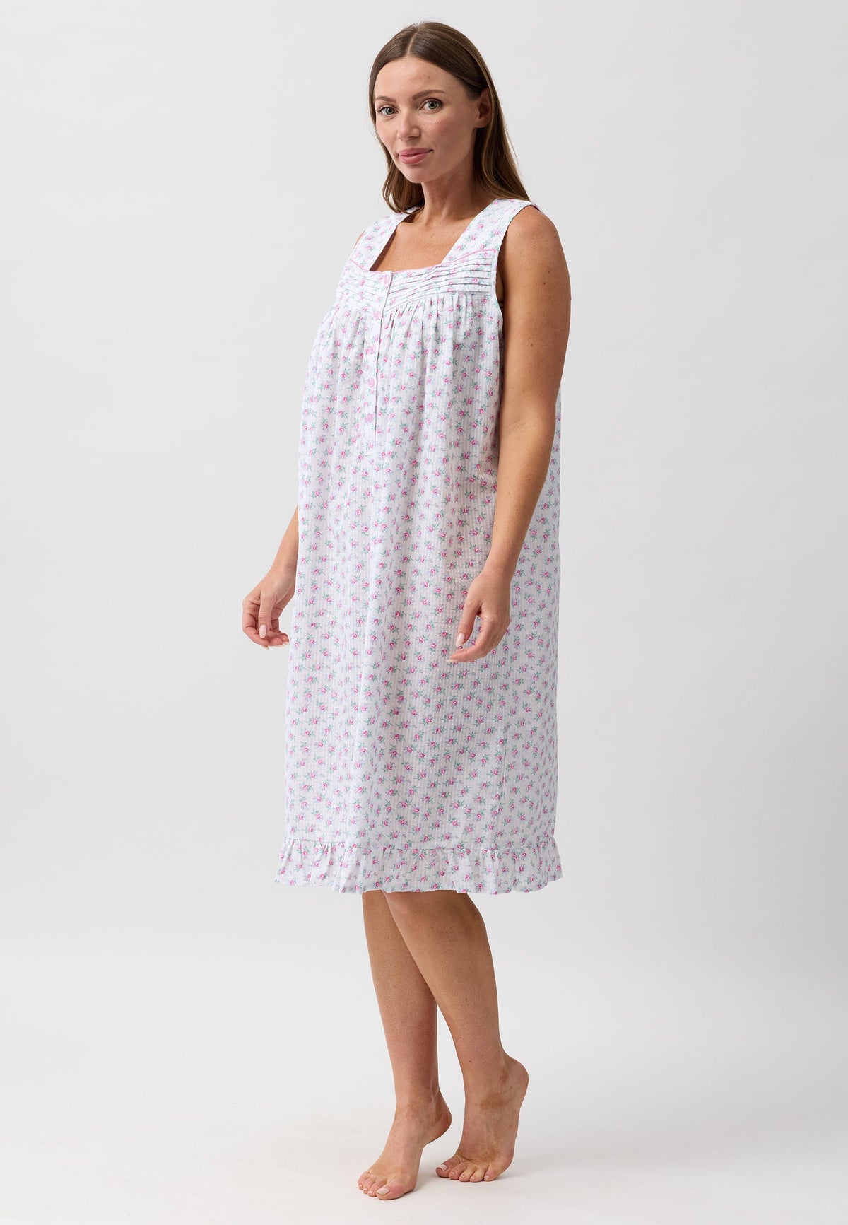 ROSEBUD SLEEVELESS NIGHTIE PINK - SK817R6