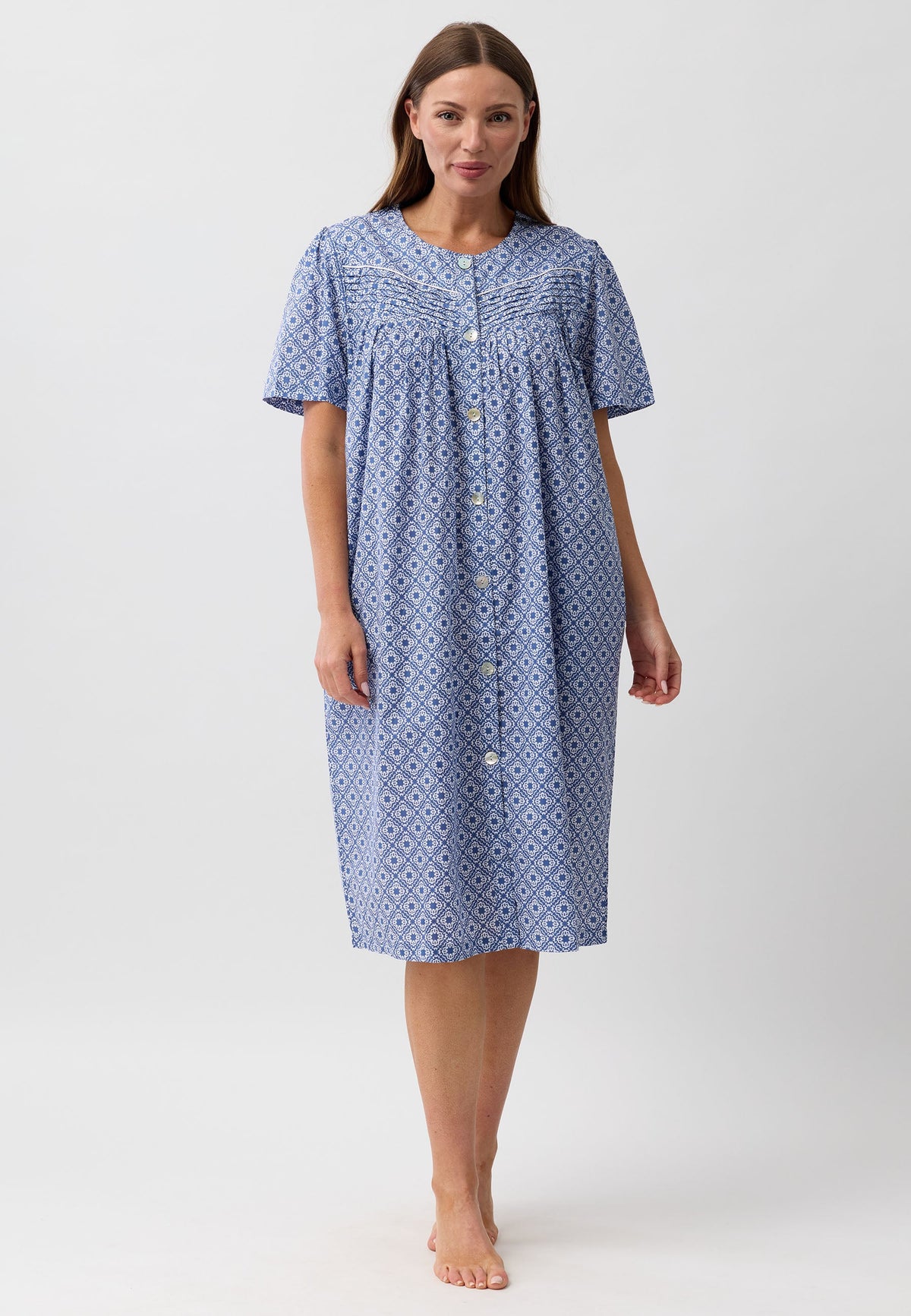 MOROCCO BRUNCH COAT NAVY - SK914M6
