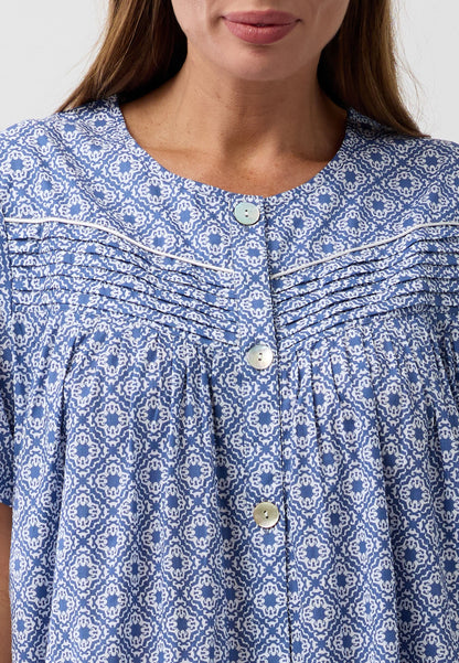 MOROCCO BRUNCH COAT NAVY - SK914M6