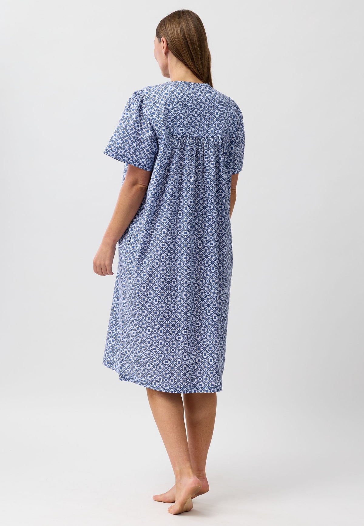 MOROCCO BRUNCH COAT NAVY - SK914M6