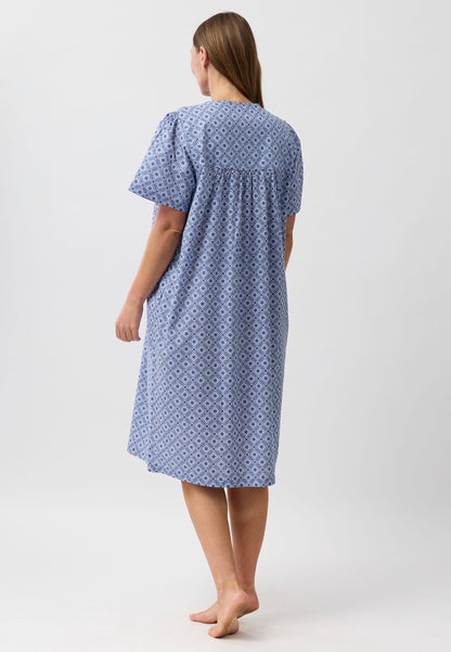 MOROCCO BRUNCH COAT NAVY - SK914M6