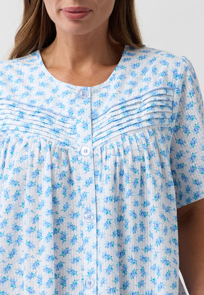 ROSEBUD BRUNCH COAT BLUE - SK914R6