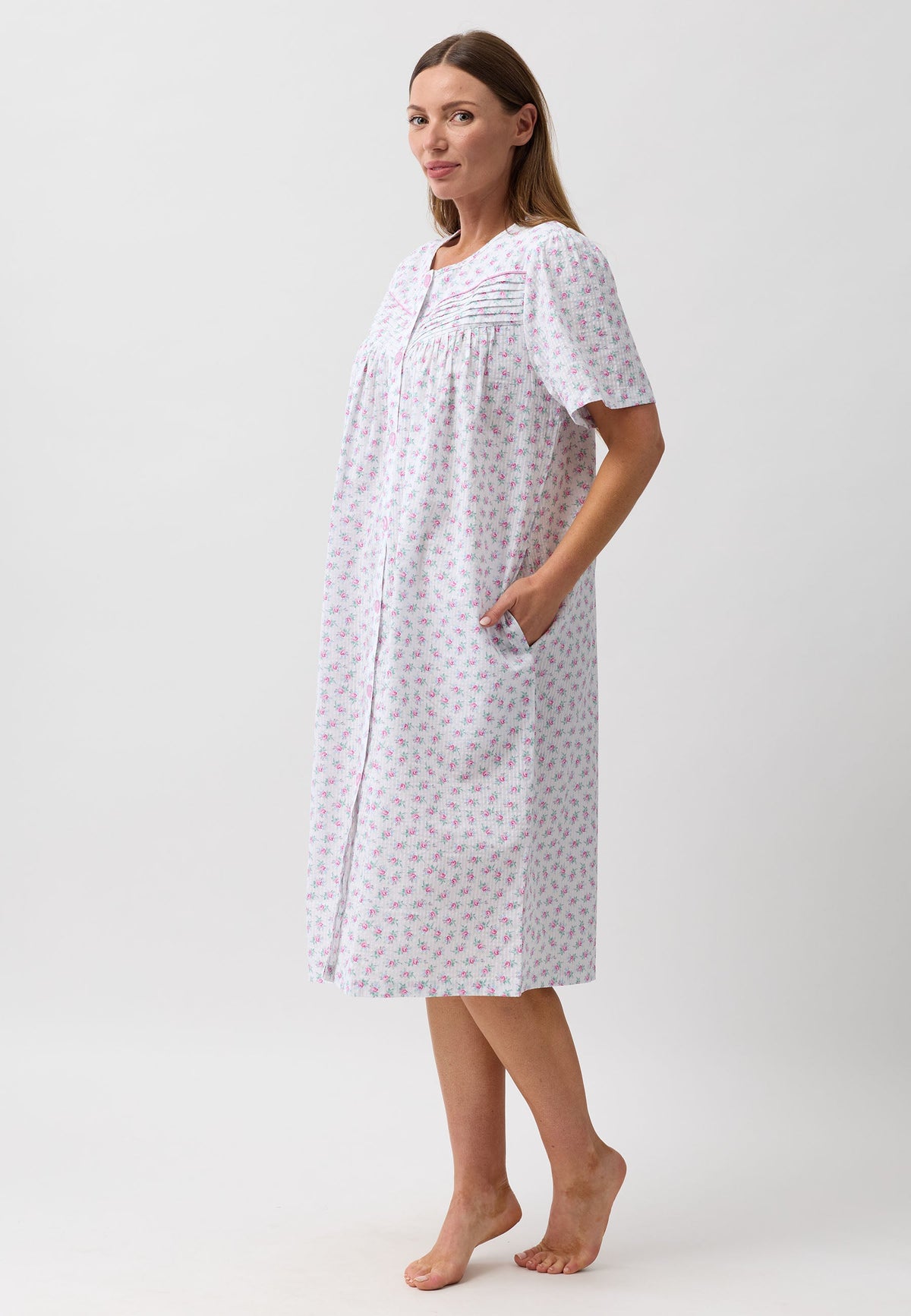ROSEBUD BRUNCH COAT PINK - SK914R6
