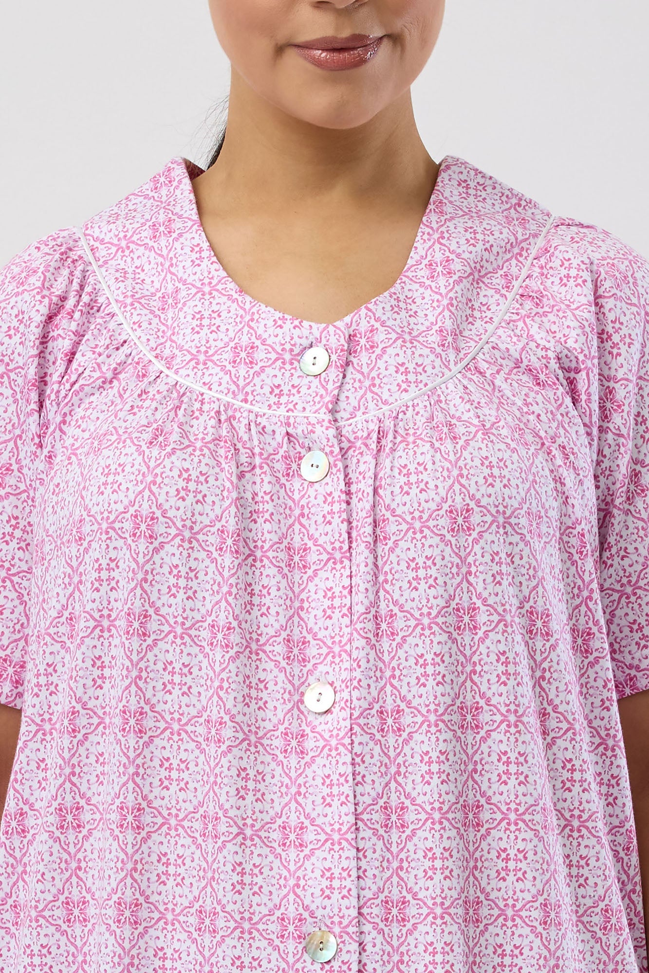 BAROQUE BRUNCH COAT ROSE - SK925B5