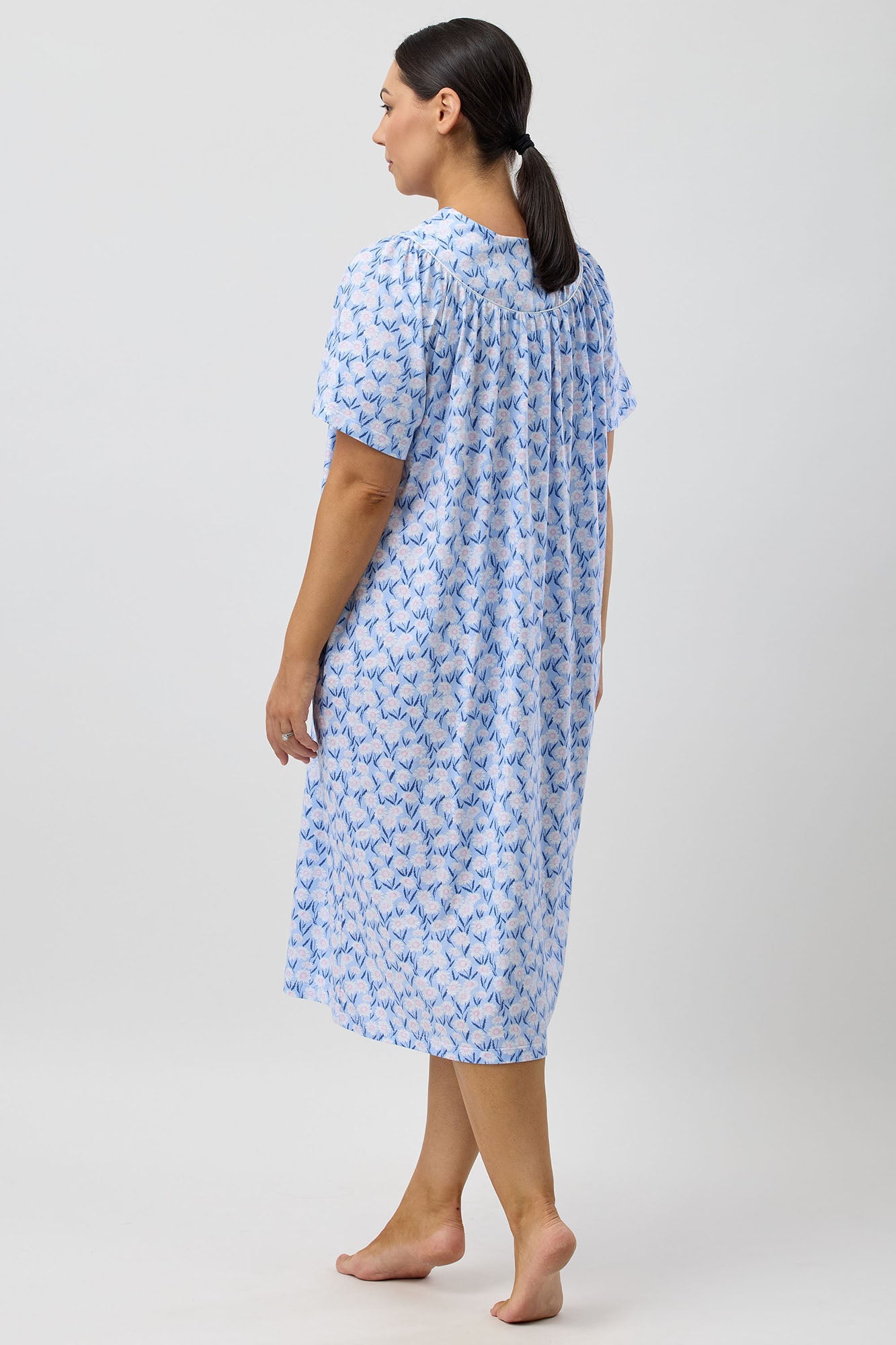 DAISIES BRUNCH COAT BLUE - SK925D5