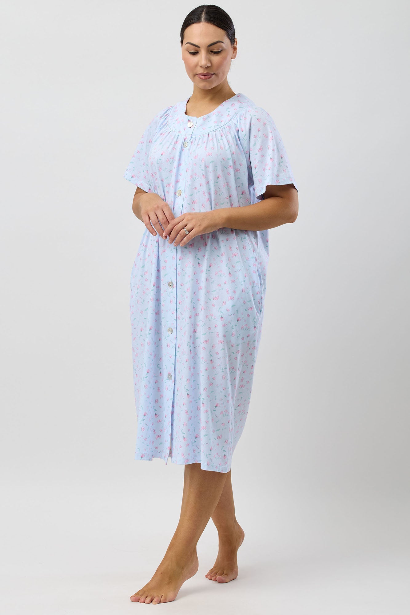 PEONY BRUNCH COAT BLUE - SK925P5