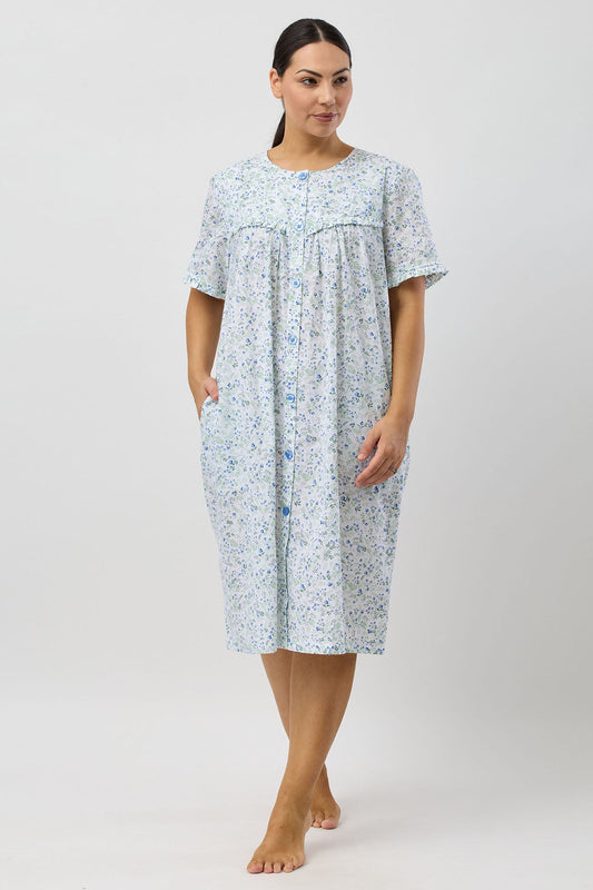 PANSIES BRUNCH COAT BLUE - SK926P5