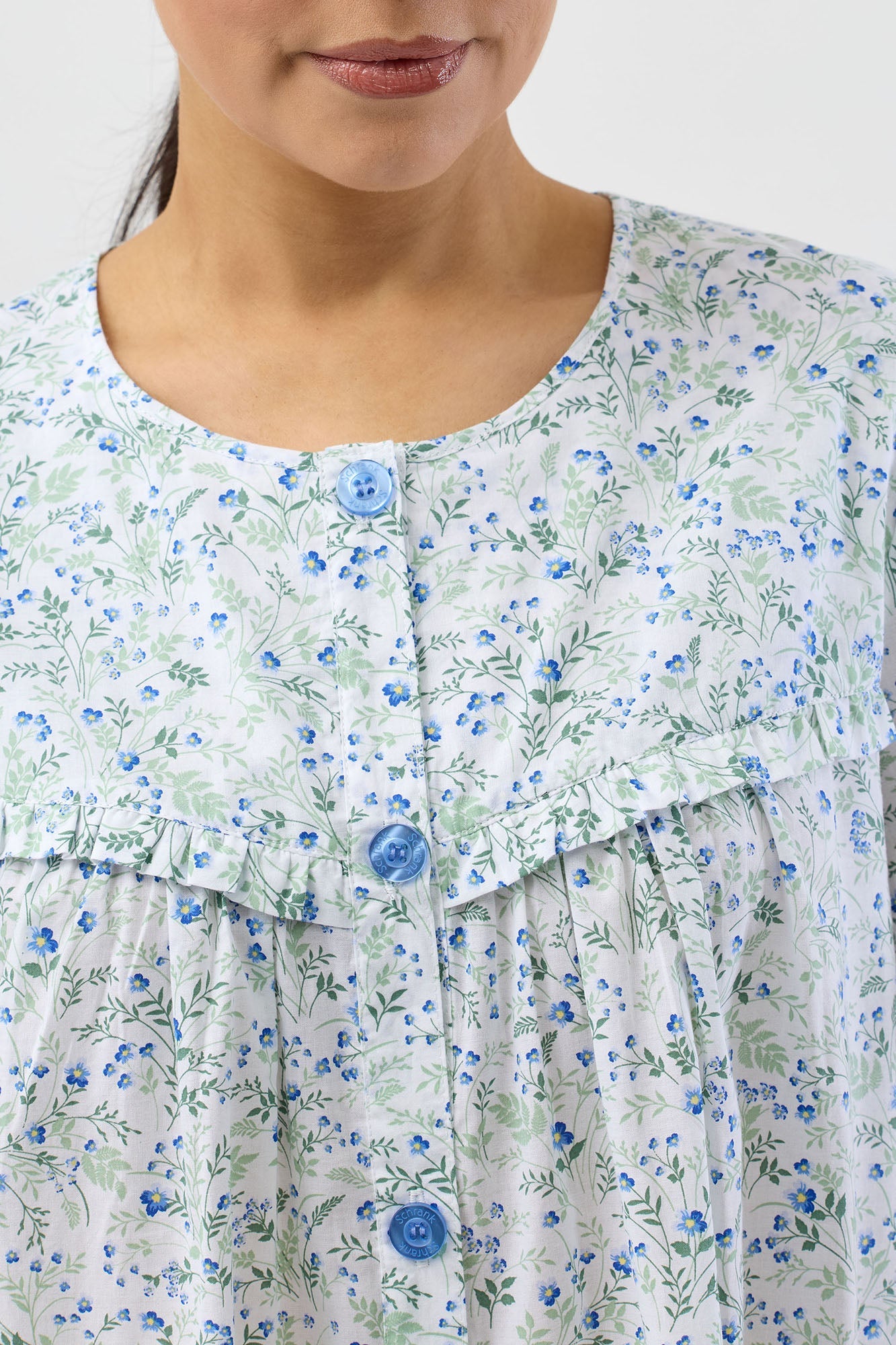 PANSIES BRUNCH COAT BLUE - SK926P5