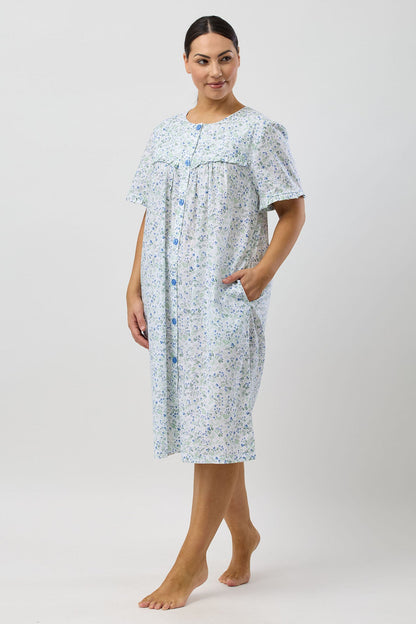 PANSIES BRUNCH COAT BLUE - SK926P5